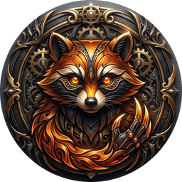 ReconClaw rakun maskotu